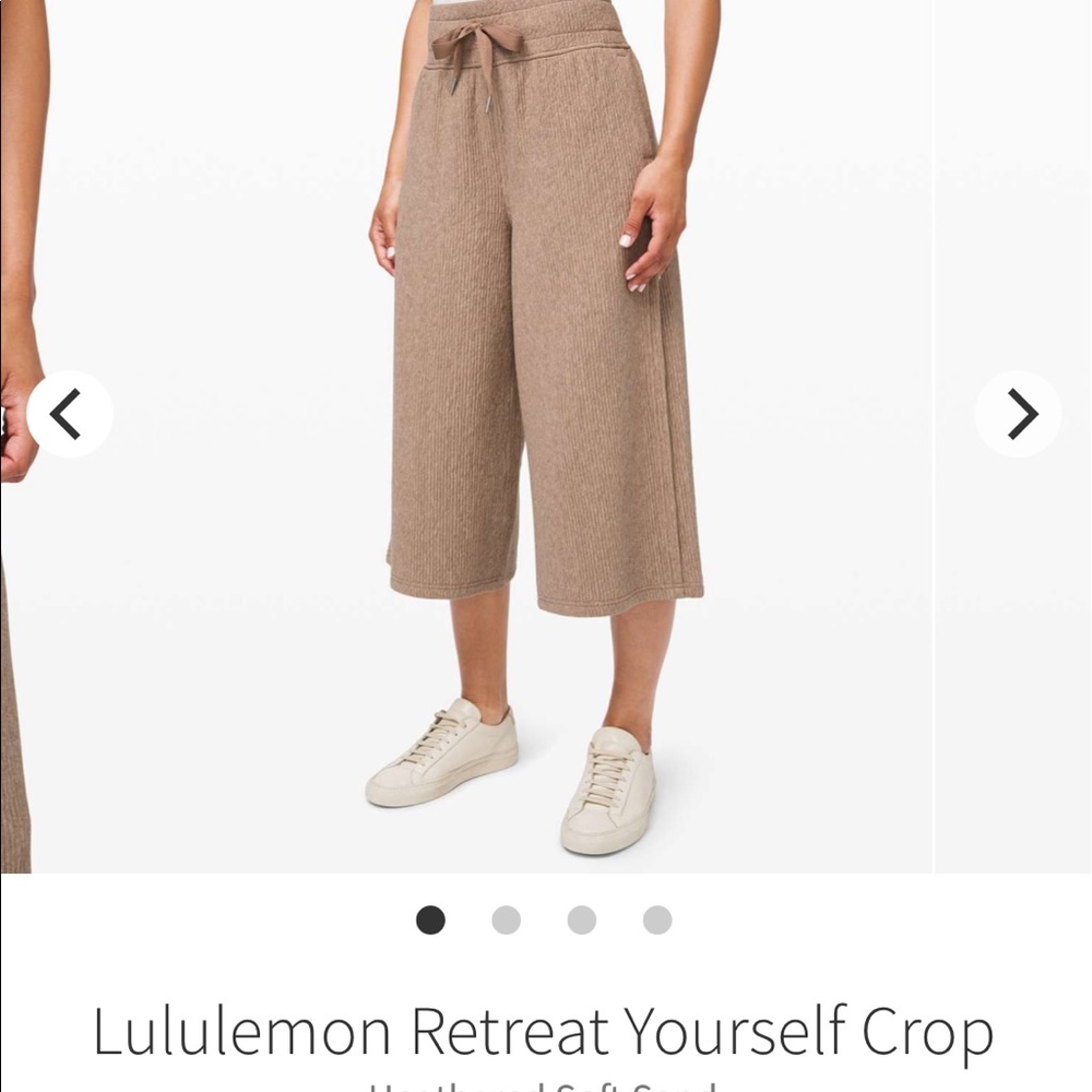 LULULEMON RETREAT YOURSELF CROP SIZE 6